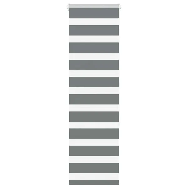 Store zèbre gris foncé largeur du tissu 40,9 cm polyester