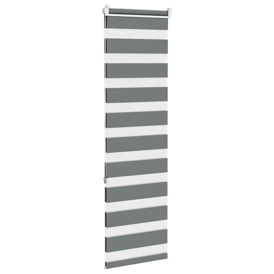 Store zèbre gris foncé largeur du tissu 40,9 cm polyester - 4