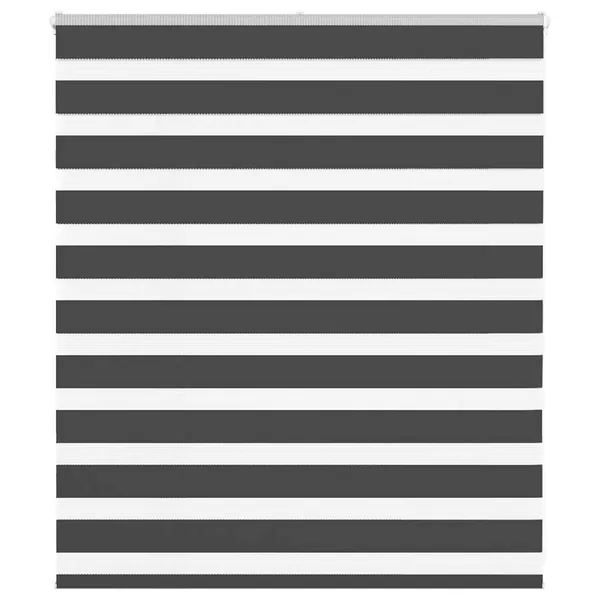 Store zèbre noir 120x100 cm largeur du tissu 115,9 cm polyester