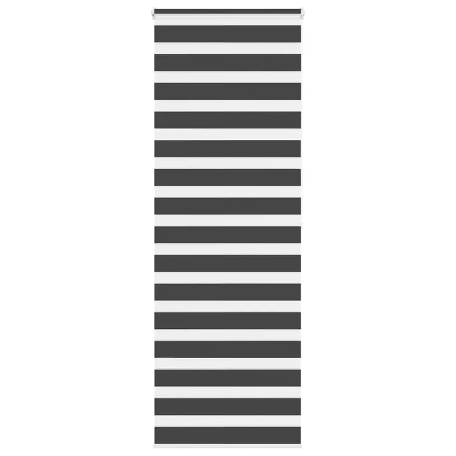 Store zèbre noir 85x200 cm largeur du tissu 80,9 cm polyester