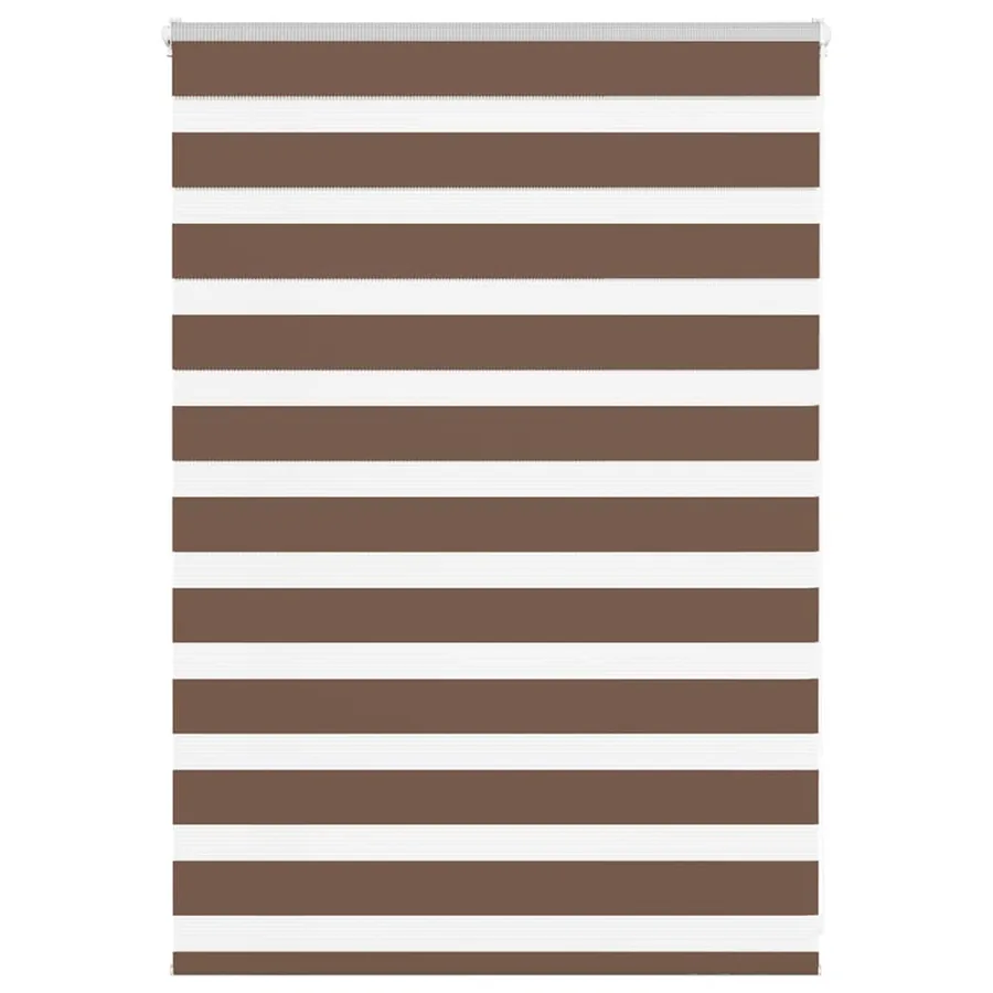 Store zèbre marron 105x100cm largeur du tissu 100,9cm polyester