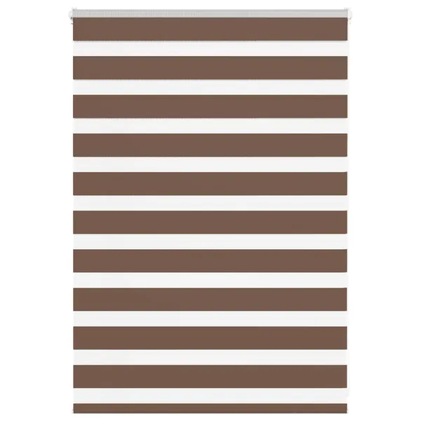Store zèbre marron 105x100cm largeur du tissu 100,9cm polyester