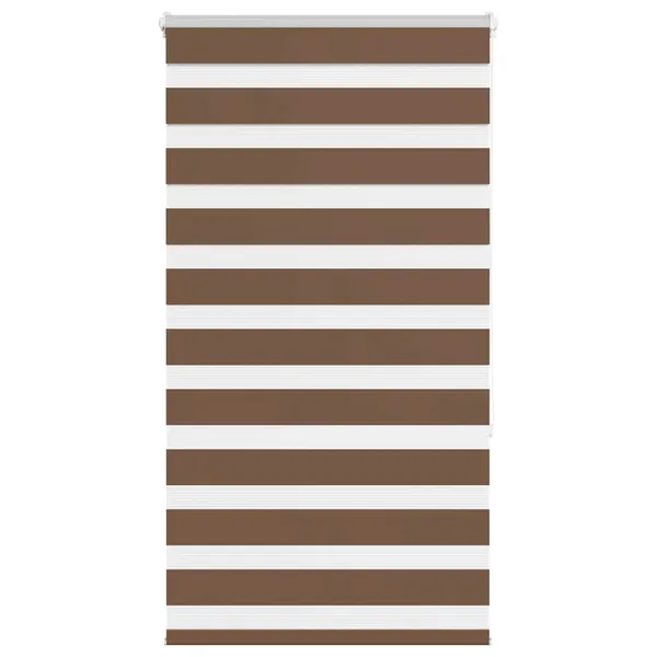 Store zèbre marron 80x150 cm largeur du tissu 75,9 cm polyester