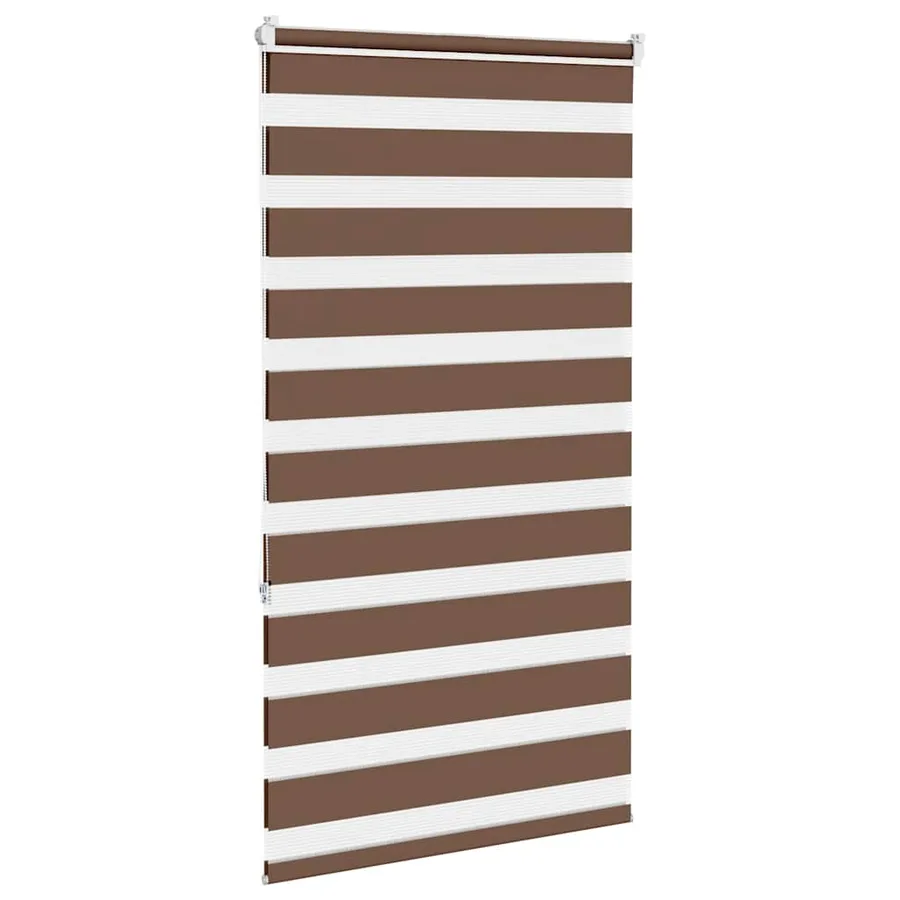 Store zèbre marron 80x150 cm largeur du tissu 75,9 cm polyester - 4