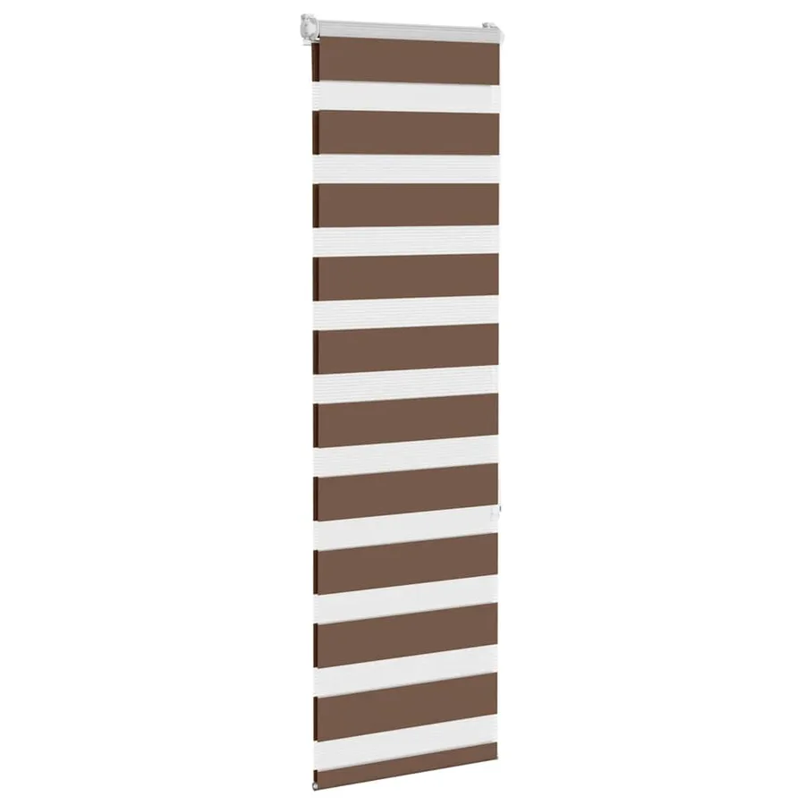 Store zèbre marron 45x150 cm largeur du tissu 40,9 cm polyester - 3
