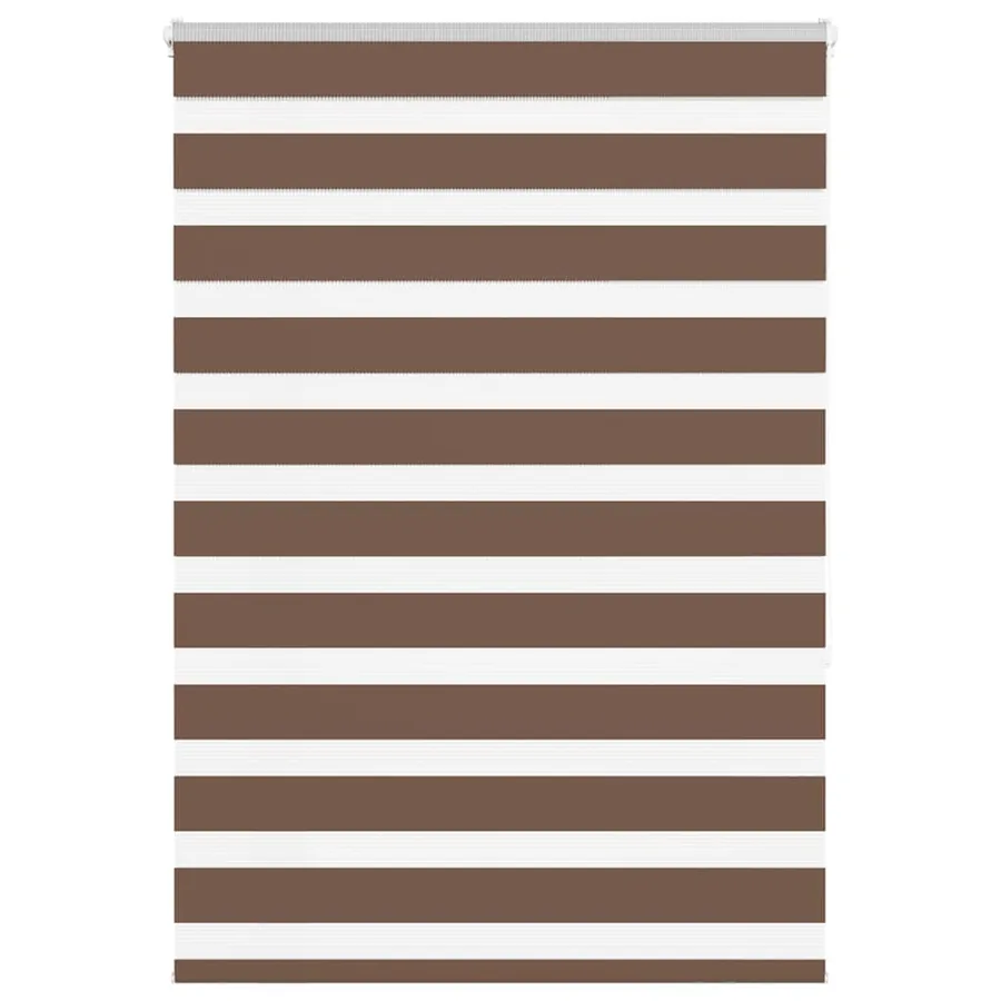 Store zèbre marron 105x150cm largeur du tissu 100,9cm polyester
