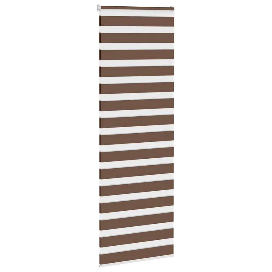 Store zèbre marron 90x200 cm largeur du tissu 85,9 cm polyester - 3