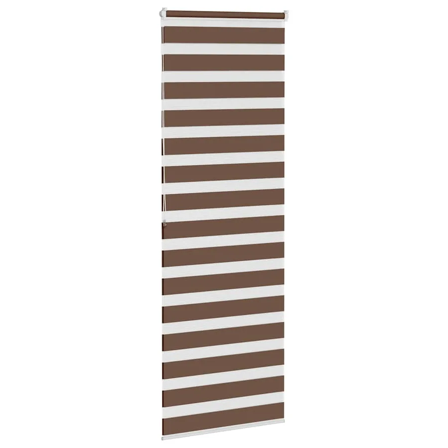 Store zèbre marron 90x200 cm largeur du tissu 85,9 cm polyester - 4