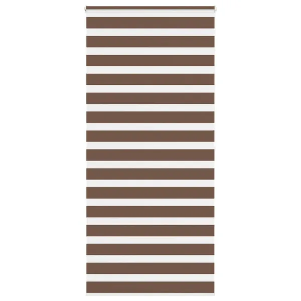 Store zèbre marron 115x200cm largeur du tissu 110,9cm polyester