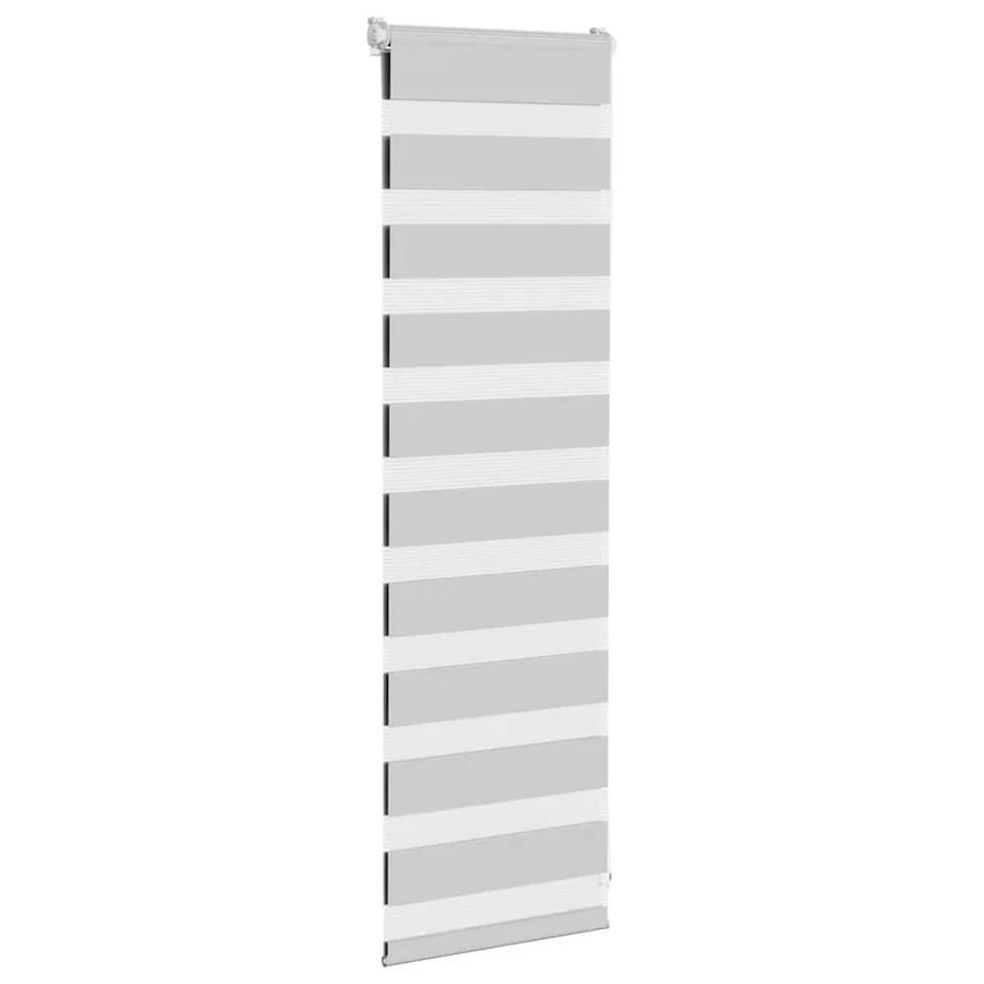 Store zèbre gris clair largeur du tissu 40,9 cm polyester - 3
