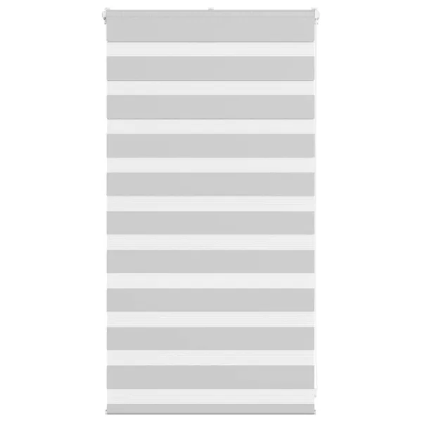 Store zèbre gris clair largeur du tissu 70,9 cm polyester