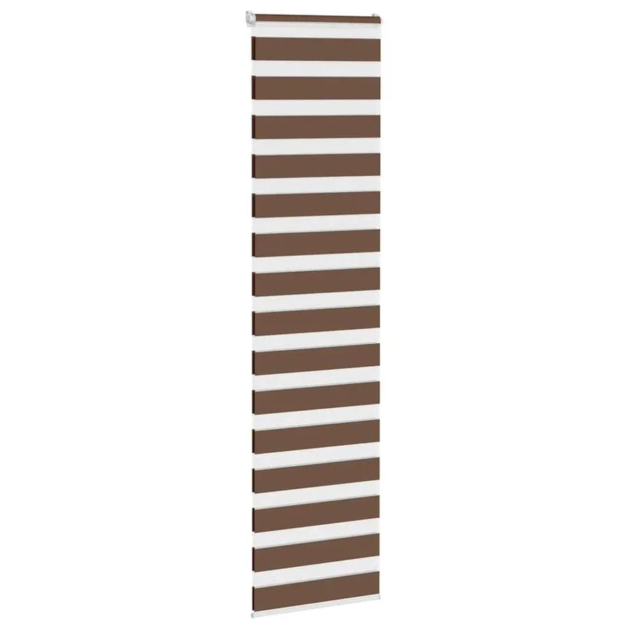 Store zèbre marron 55x200 cm largeur du tissu 50,9 cm polyester - 3