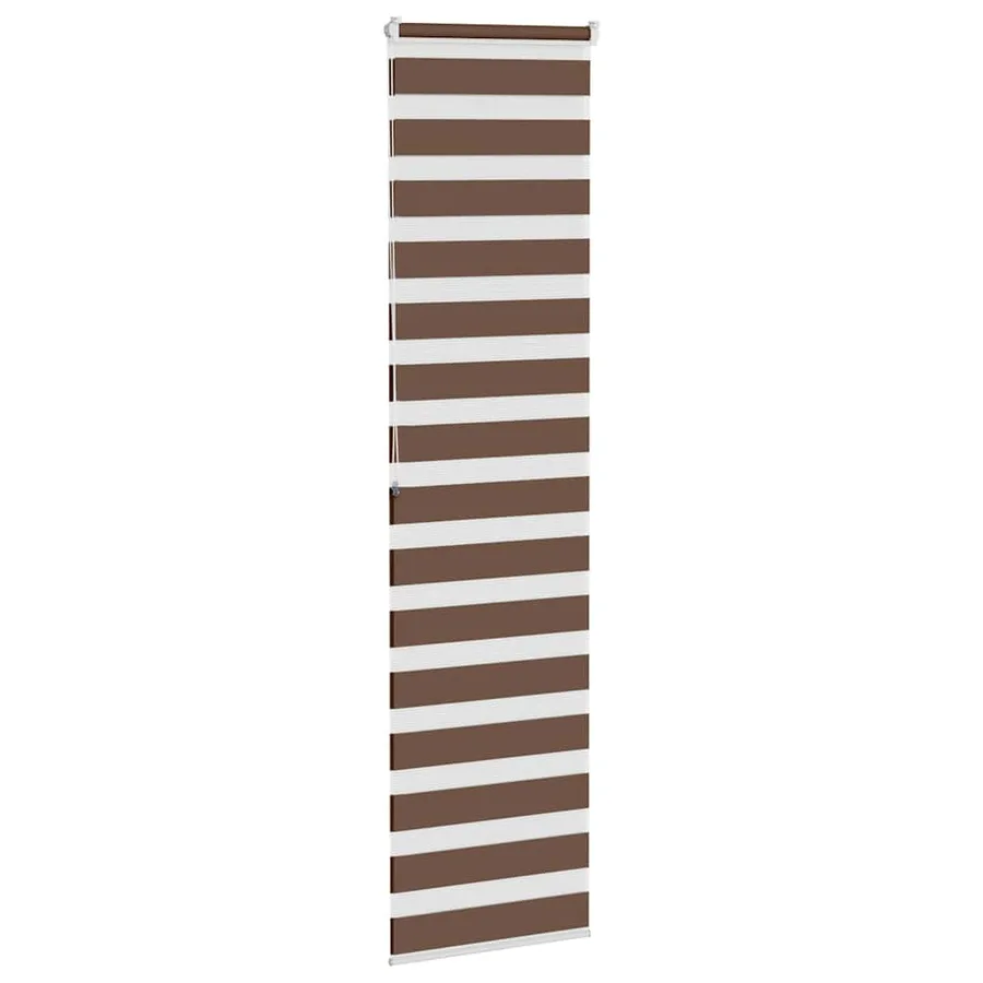 Store zèbre marron 55x200 cm largeur du tissu 50,9 cm polyester - 4