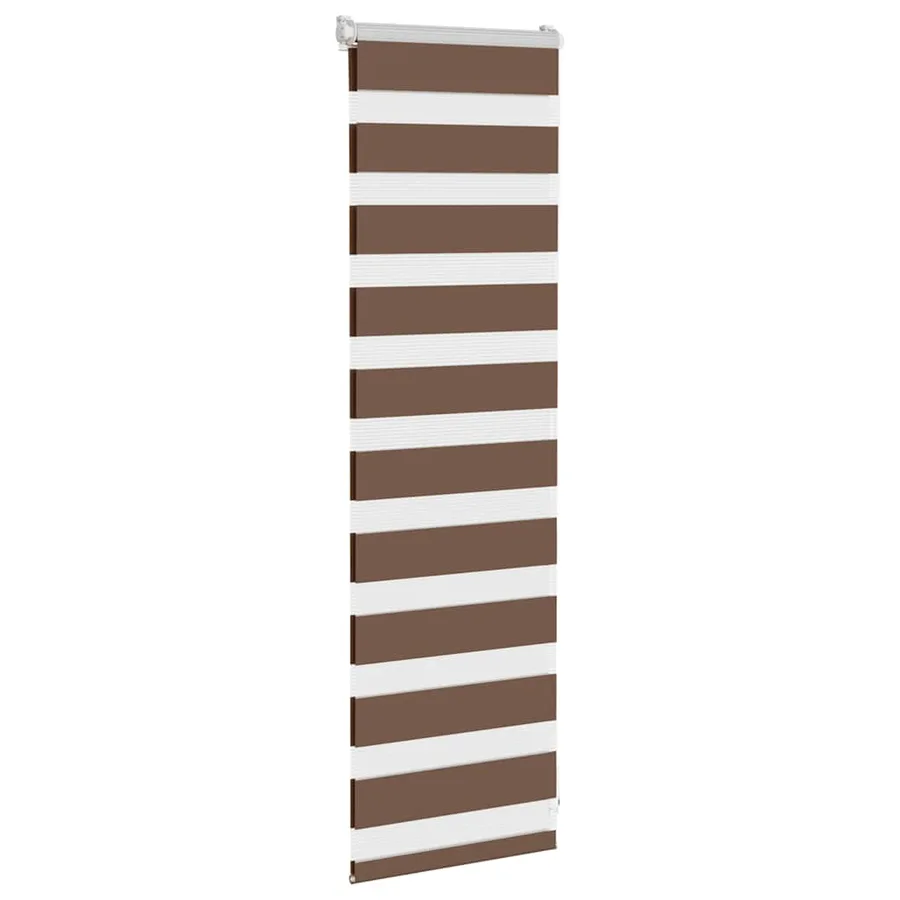 Store zèbre marron 45x100 cm largeur du tissu 40,9 cm polyester - 3