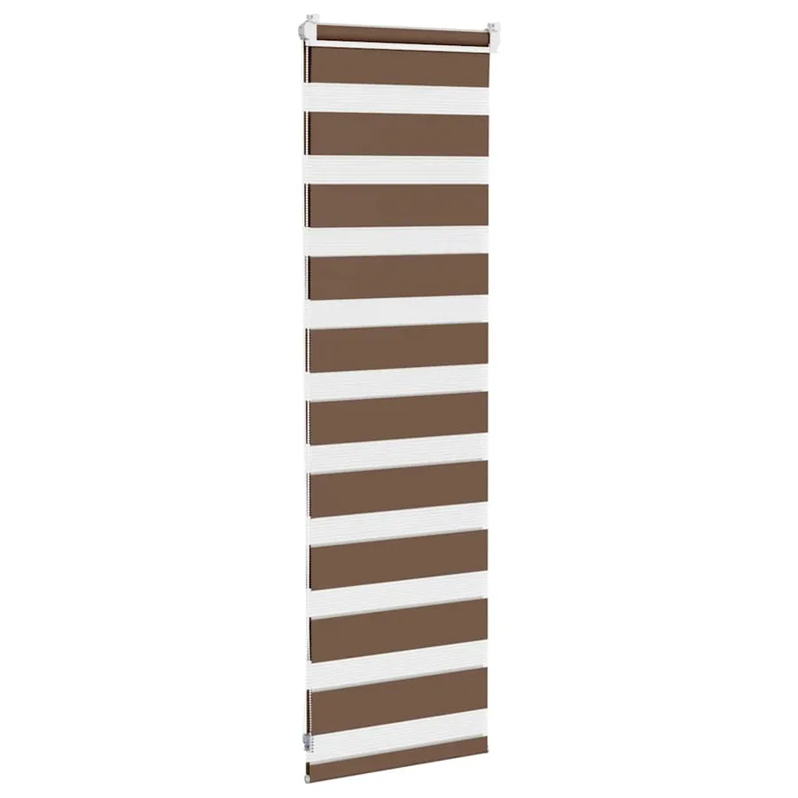 Store zèbre marron 45x100 cm largeur du tissu 40,9 cm polyester - 4