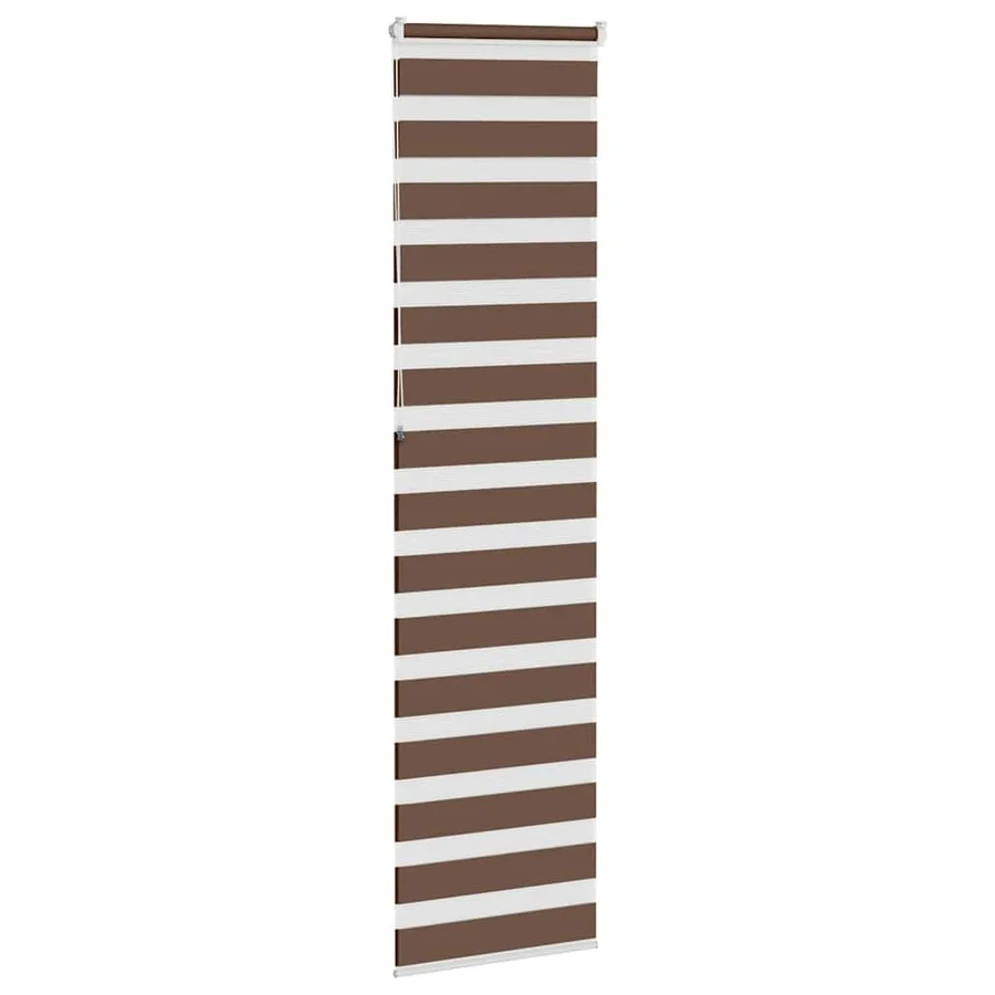 Store zèbre marron 55x230 cm largeur du tissu 50,9 cm polyester - 4