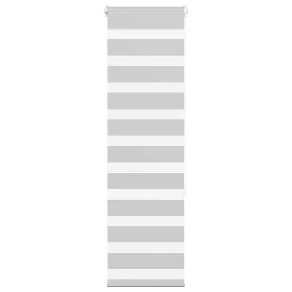 Store zèbre gris clair largeur du tissu 45,9 cm polyester