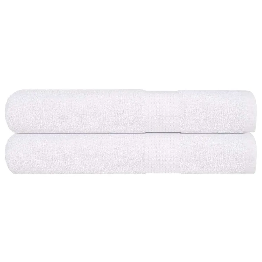 Serviettes FROGN 2 pcs blanc 100x200 cm 360 g/m²