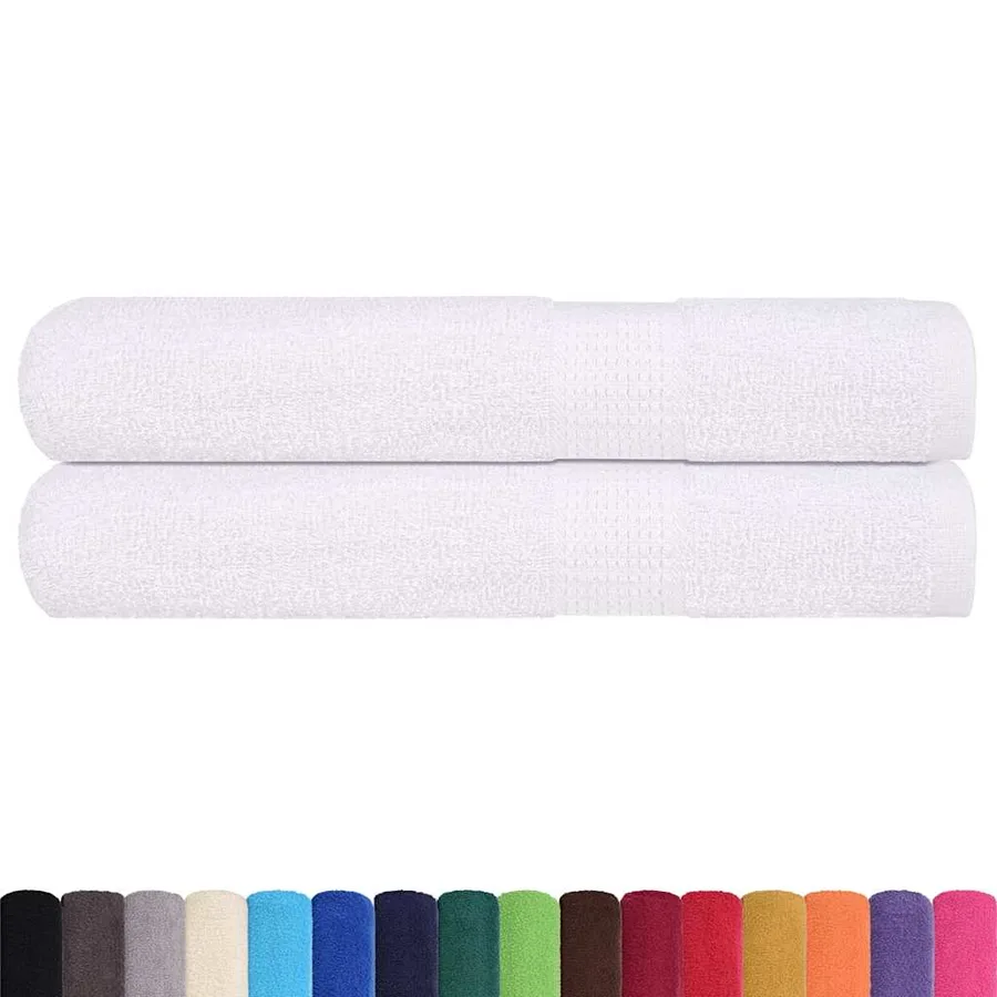 Serviettes FROGN 2 pcs blanc 100x200 cm 360 g/m² - 2