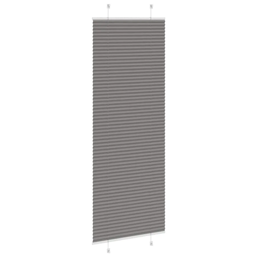 Store plissé anthracite 80x200 cm largeur du tissu 79,4 cm - 4