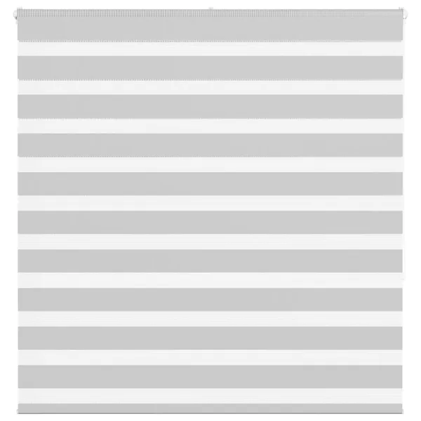 Store zèbre gris clair largeur du tissu 140,9 cm polyester