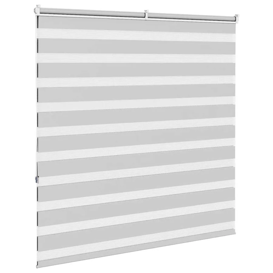 Store zèbre gris clair largeur du tissu 140,9 cm polyester - 4