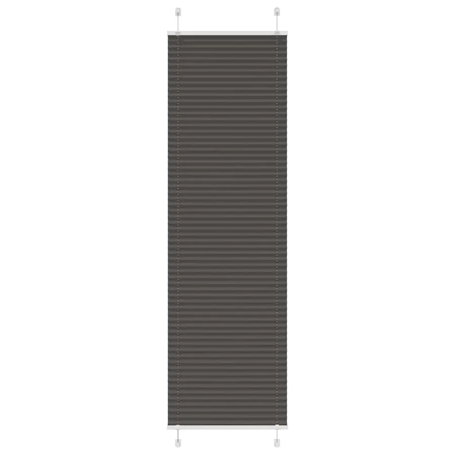 Store plissé noir 55x200 cm largeur du tissu 54,4 cm polyester