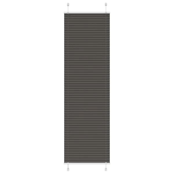 Store plissé noir 55x200 cm largeur du tissu 54,4 cm polyester