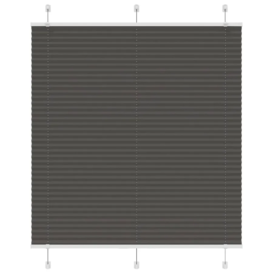 Store plissé noir 120x150 cm largeur du tissu 119,4cm polyester