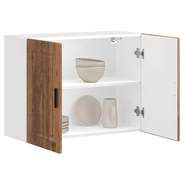 Armoire murale de cuisine Porto vieux bois bois d'ingénierie