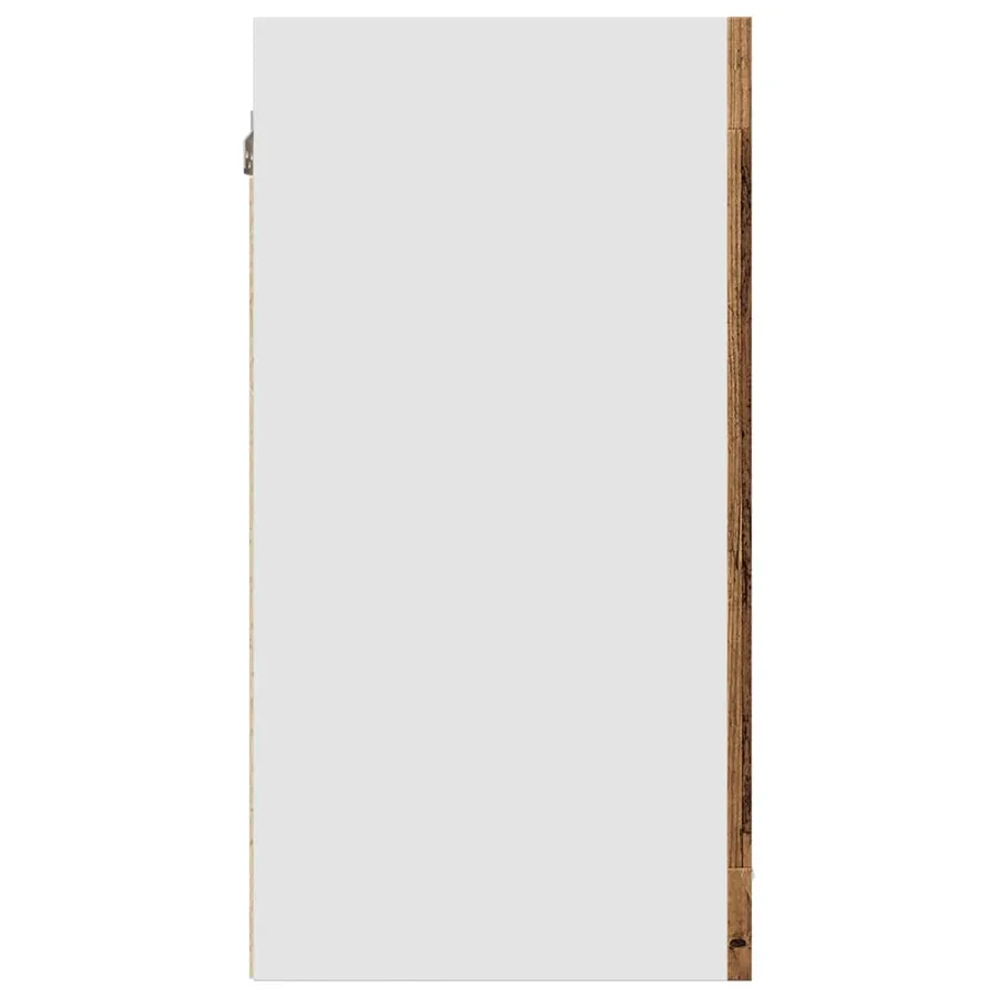 Vitrine suspendue "Lyon" Bois ancien 40 x 31 x 60 cm Bois d'ingénierie - 6