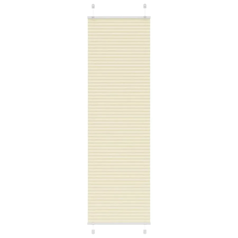 Store plissé crème 55x200 cm largeur du tissu 54,4 cm polyester