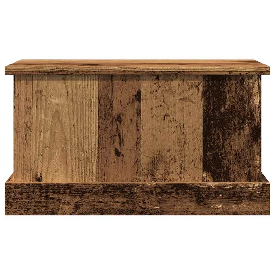Boîtes de rangement vieux bois 30x50x28 cm bois d'ingénierie - 4