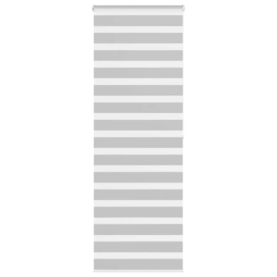 Store zèbre gris clair largeur du tissu 85,9 cm polyester