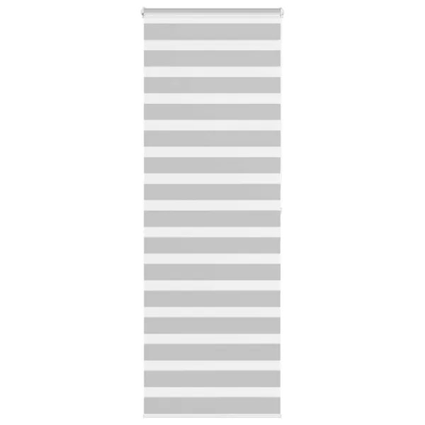 Store zèbre gris clair largeur du tissu 85,9 cm polyester