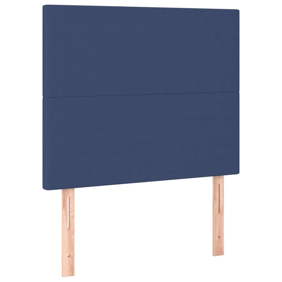 Tête de lit à LED Bleu 100x5x118/128 cm Tissu - 4