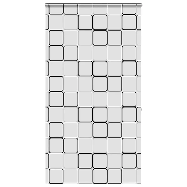 Store enrouleur de douche avec cassette largeur du tissu 136 cm
