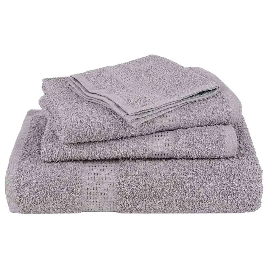 Serviettes de sauna FROGN 2 pcs gris 80x200 cm 360 g/m² - 4