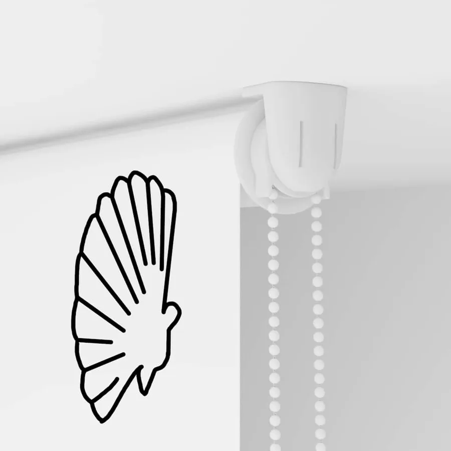 Store enrouleur de douche 70x240 cm largeur du tissu 66 cm - 10