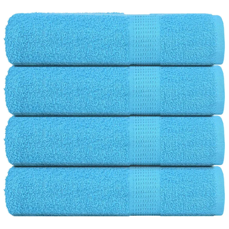 Essuie-mains FROGN 4 pcs turquoise 50x100 cm 360 g/m²