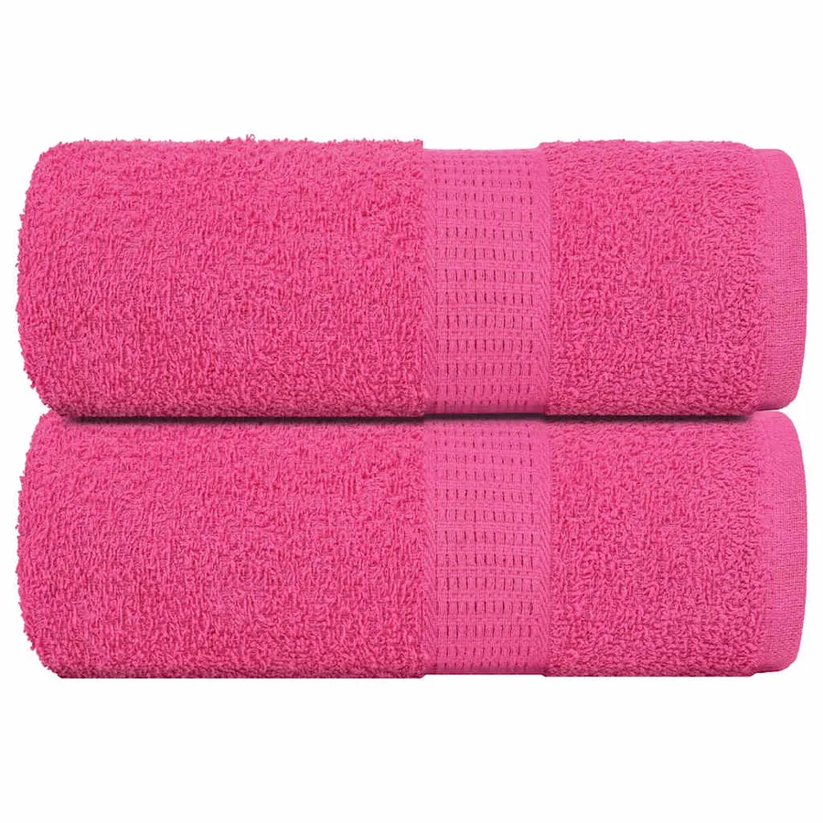Serviettes d'invité FROGN 2 pcs rose 30x50 cm 360 g/m²