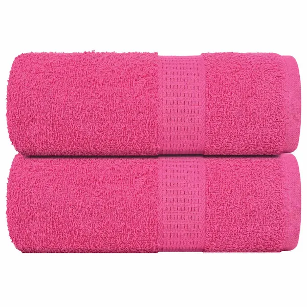 Serviettes d'invité FROGN 2 pcs rose 30x50 cm 360 g/m²