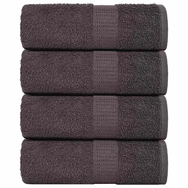 Serviettes d'invité FROGN 4 pcs anthracite 30x50cm 360 g/m²