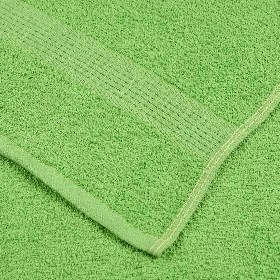 Ensemble de serviettes FROGN 12 pcs vert pomme 360 g/m² - 6