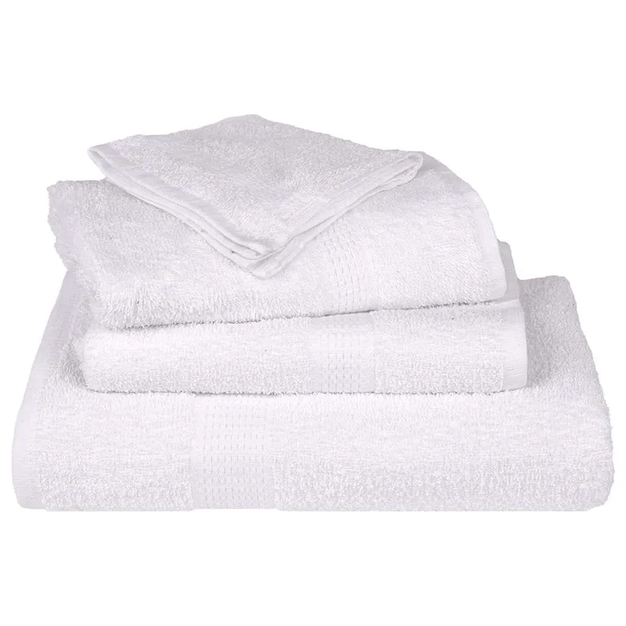 Essuie-mains FROGN 4 pcs blanc 50x100 cm 360 g/m² - 4