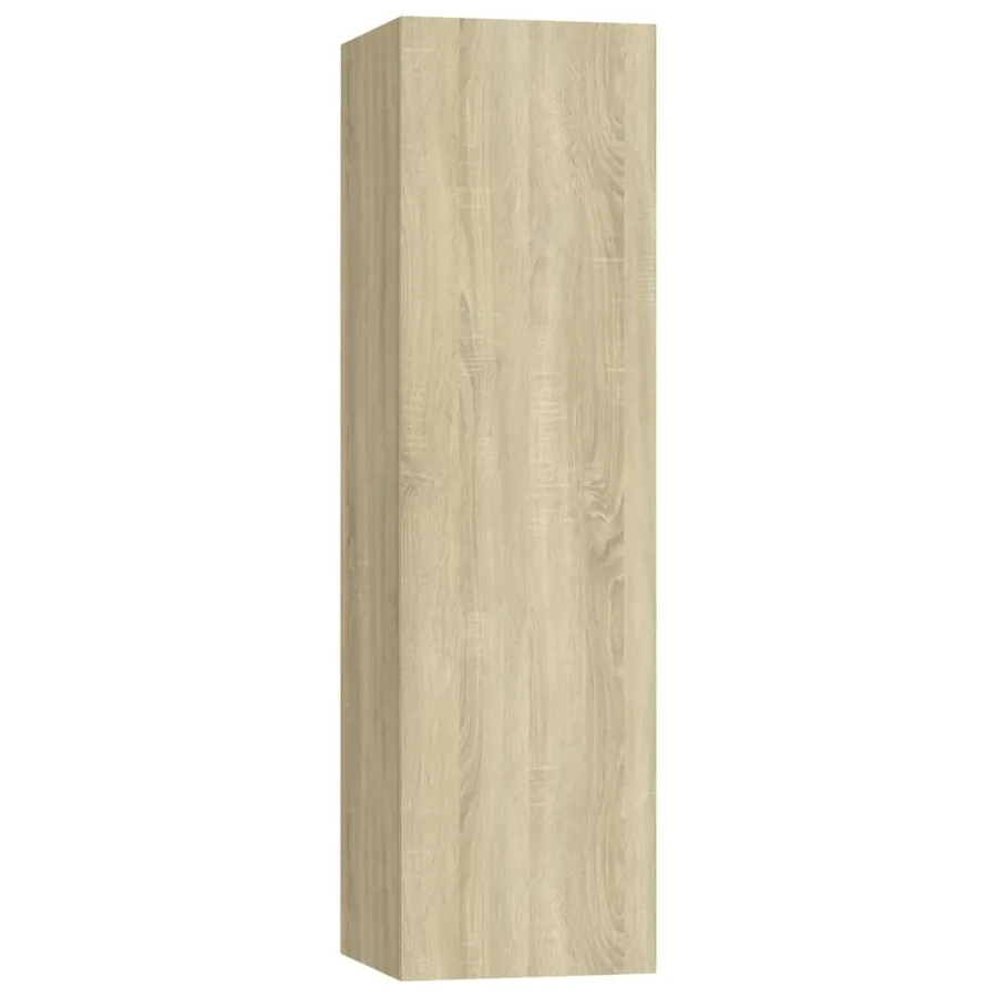 Ensemble de meubles TV 3 pcs Chêne sonoma Bois d'ingénierie - 7