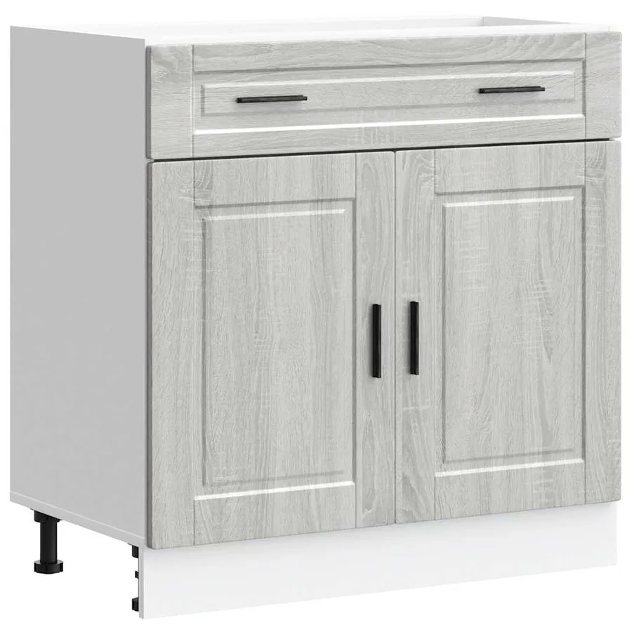 Armoire de cuisine Porto sonoma gris bois d'ingénierie - 2