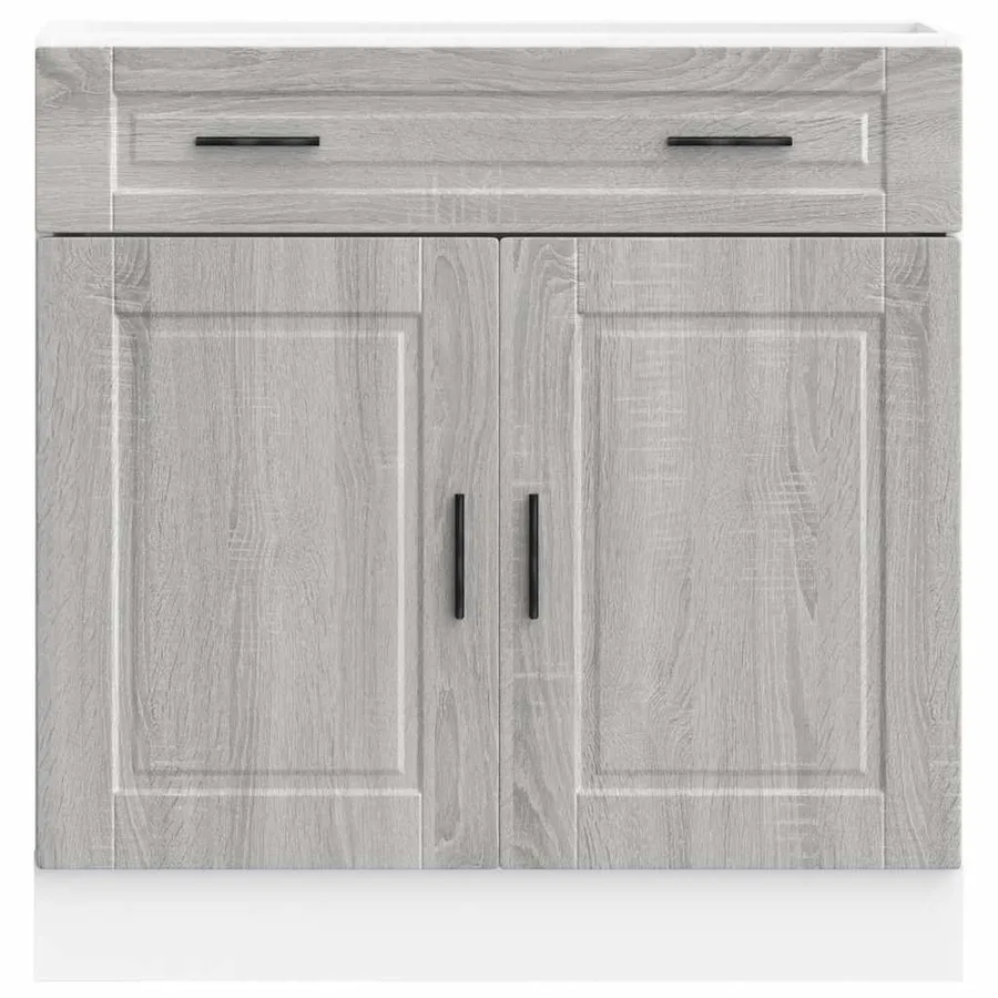 Armoire de cuisine Porto sonoma gris bois d'ingénierie - 4