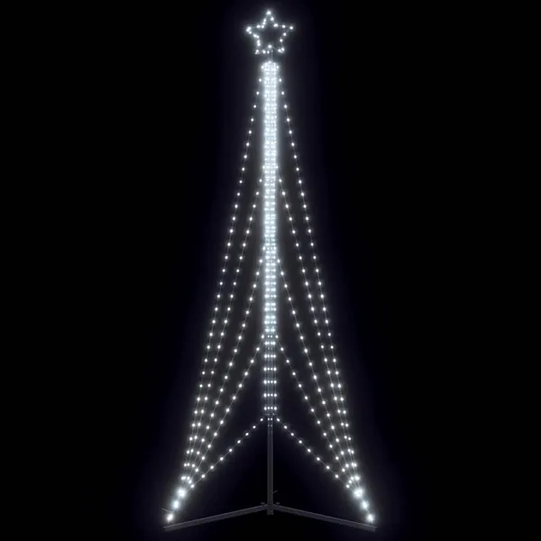 Sapin de Noël à LED 525 LED blanc froid 302 cm