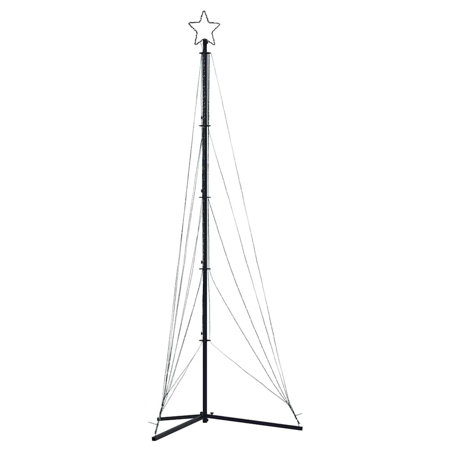 Sapin de Noël à LED 525 LED blanc froid 302 cm - 4